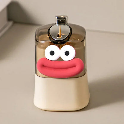 Creative Toothpick Storage Box with Automatic Pop-Up Toothpick Box, Home Living Room, Dining Room, Push Type Toothpick Holder